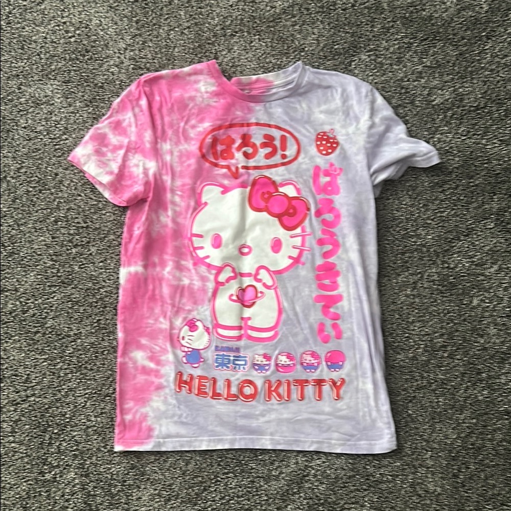 Hello Kitty Pink and White Kids T-Shirt